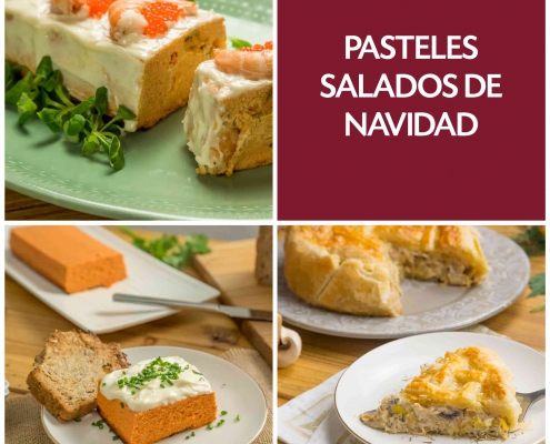 Recetas de pasteles salados de Navidad