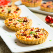 Mini quiches de setas