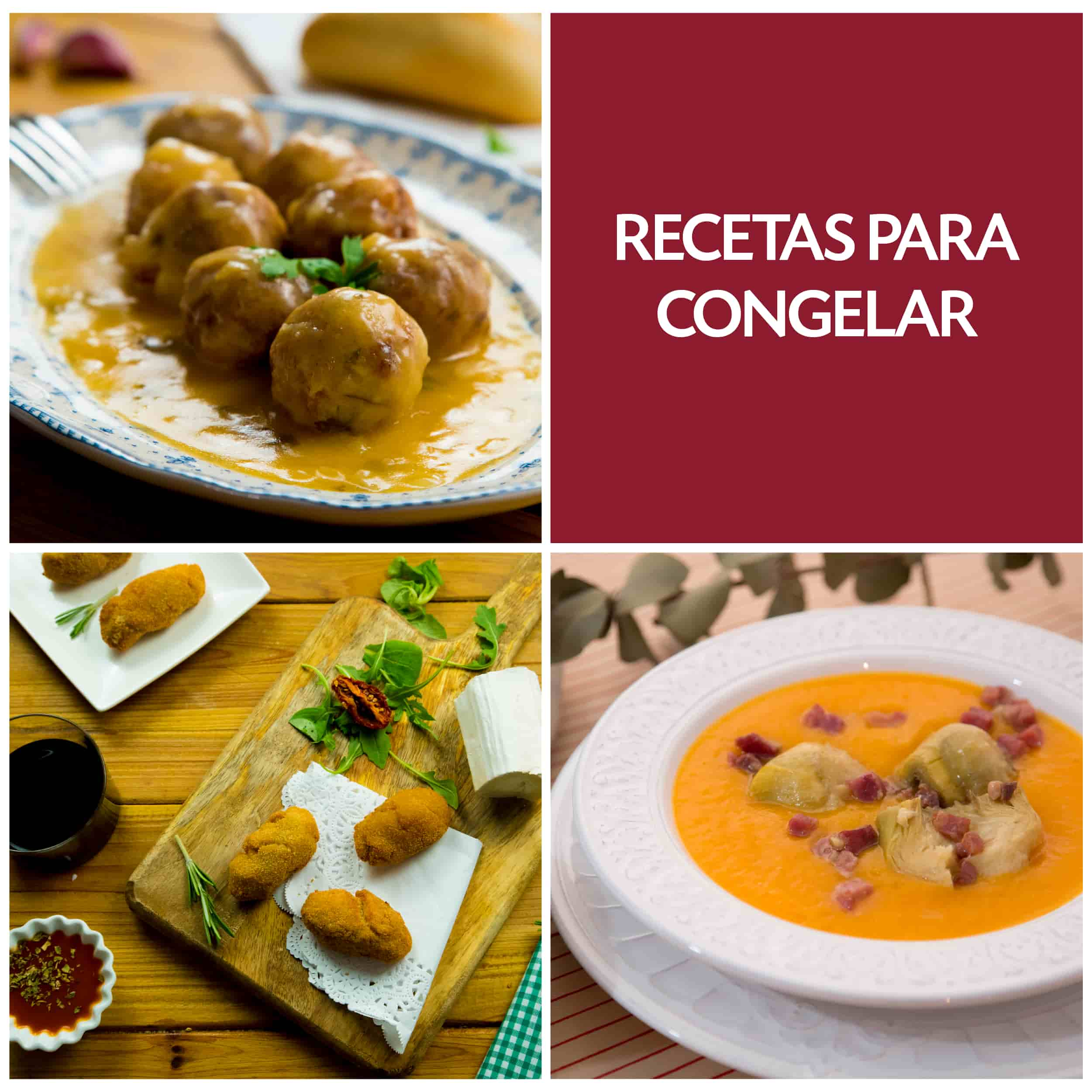 Recetas para congelar