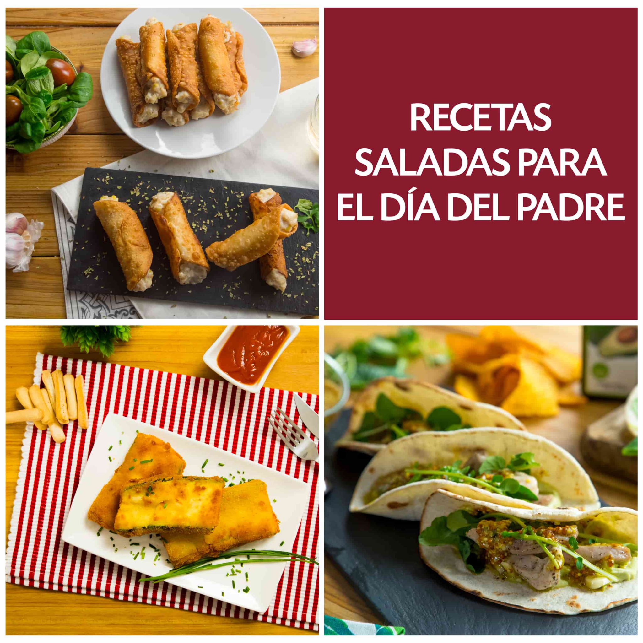 El día del padre es la excusa perfecta para sorprender preparándole un rico almuerzo, hemos seleccionado algunas recetas para el día del padre: saladas para ti.