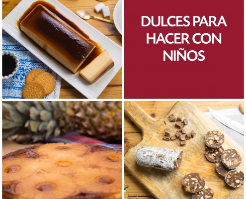 Recetas dulces para hacer con niños