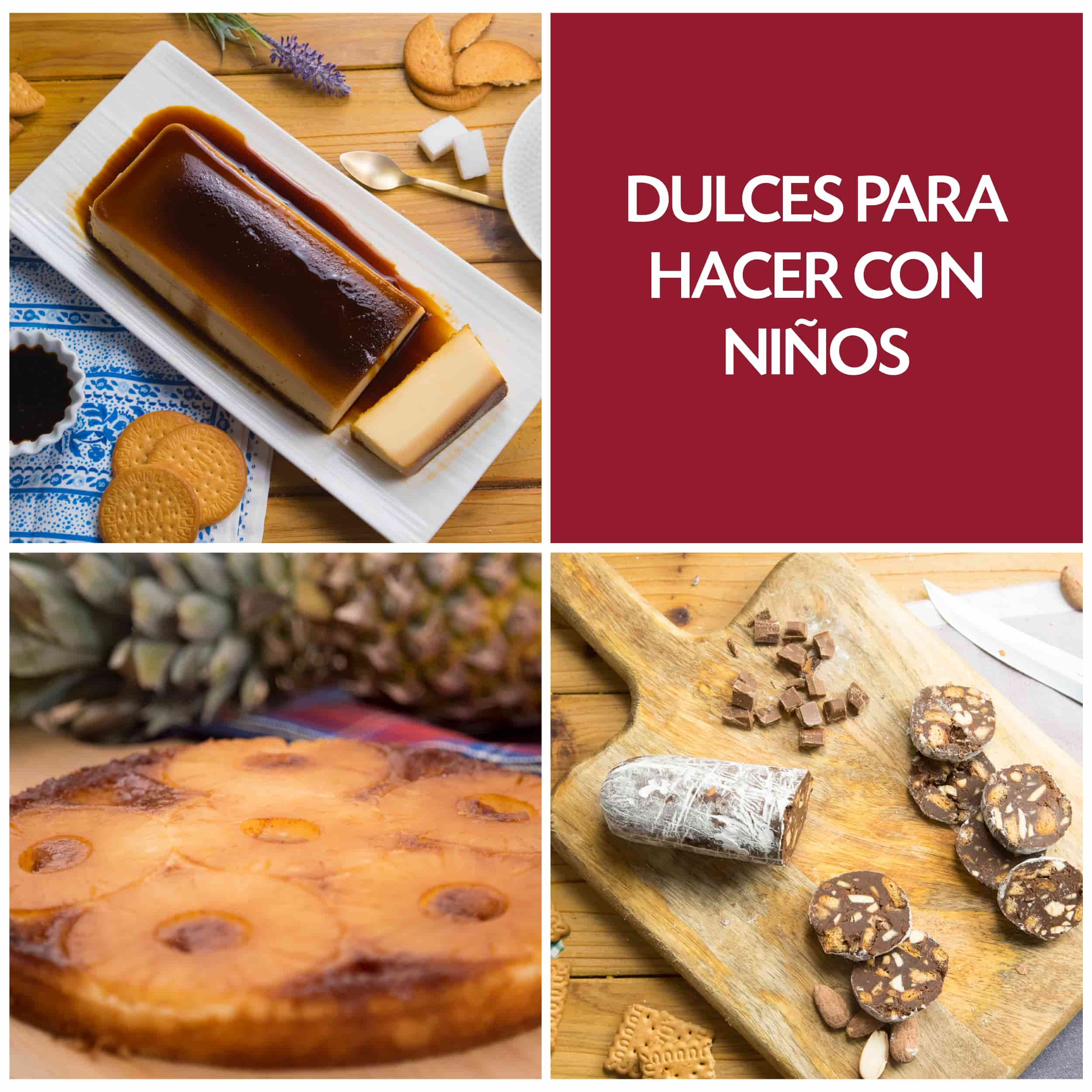 Recetas dulces para hacer con niños