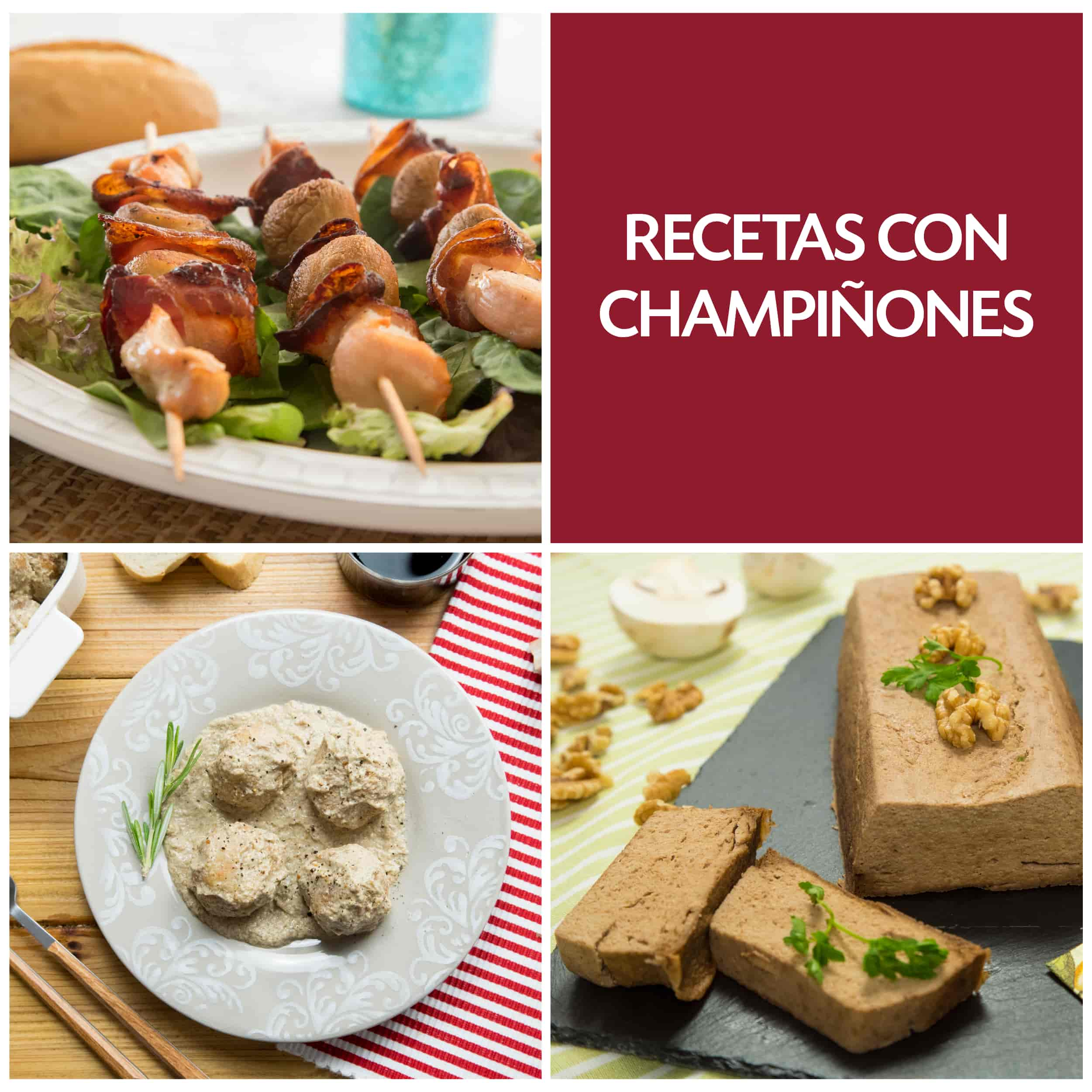 Recetas con champiñones