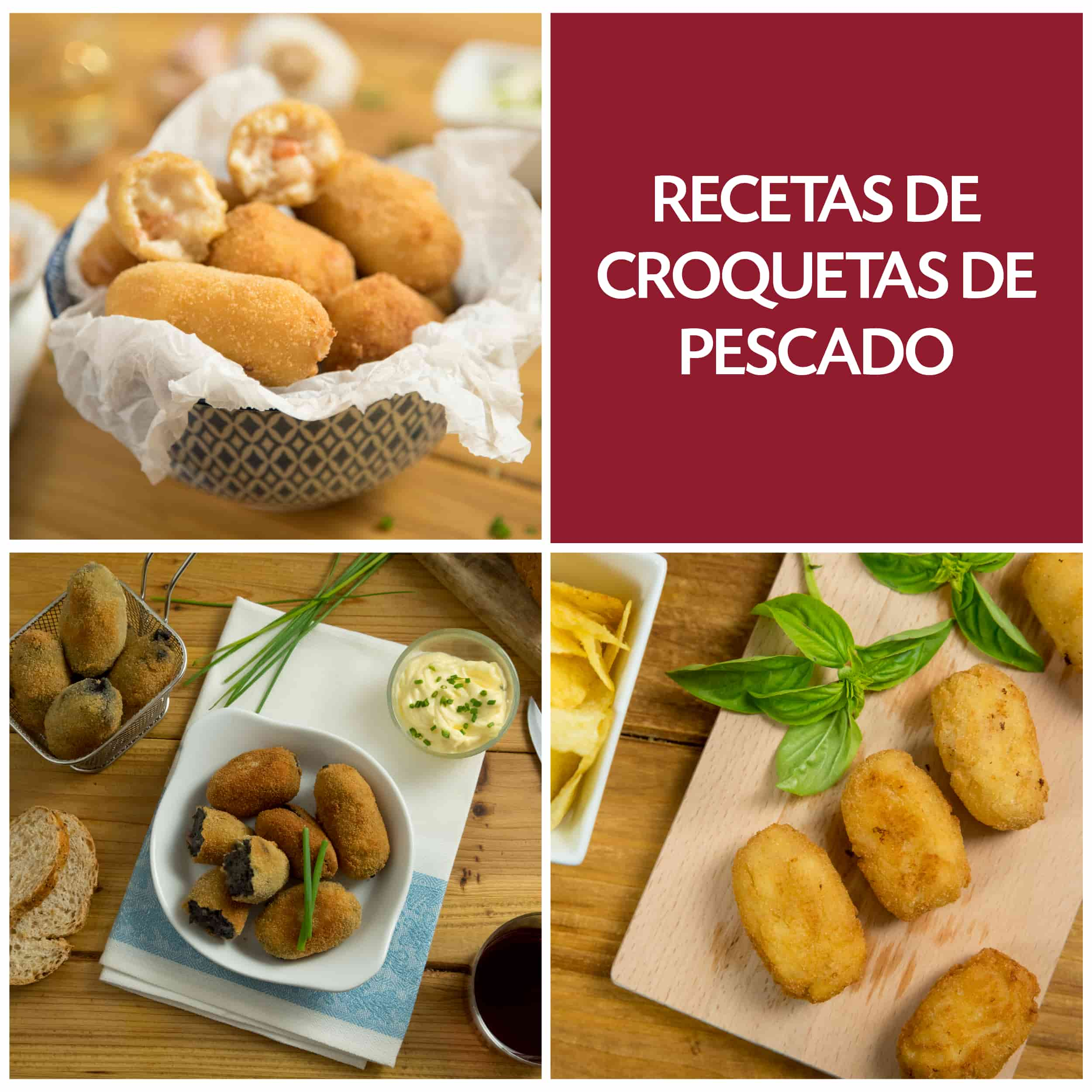 4 recetas de croquetas de pescado y marisco 