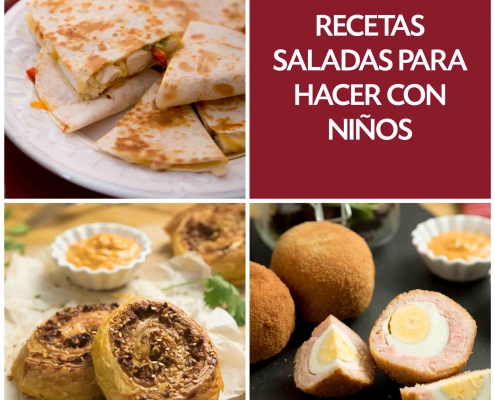 Recetas saladas para hacer con niños