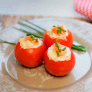 tomates rellenos de salmón