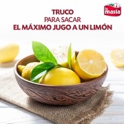 Truco para sacar el máximo jugo a un limón