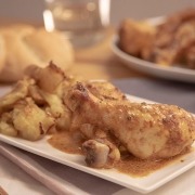 Pollo al horno con yogur y especias