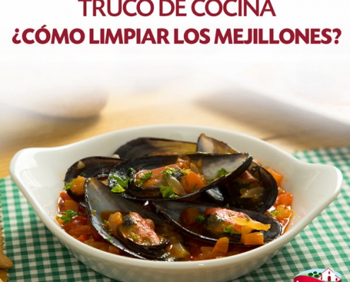 Truco de Cocina: Cómo limpiar mejillones