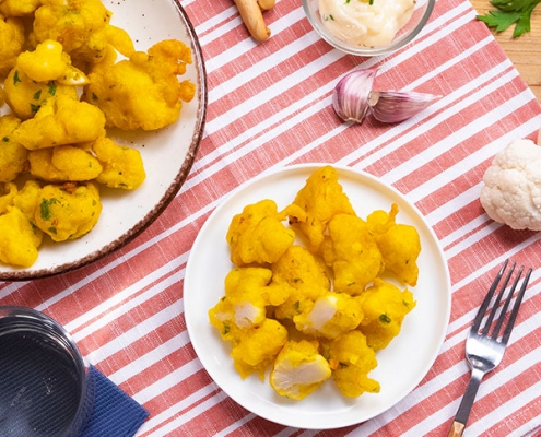 Buñuelos de coliflor