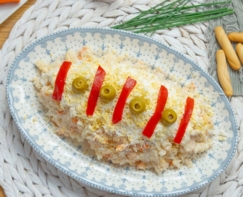 Ensaladilla de coliflor