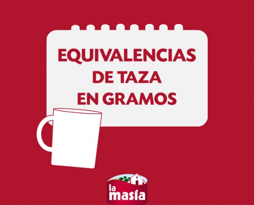 Truco de cocina: Equivalencias de taza en gramos