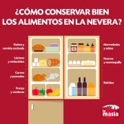 Cómo conservar los alimentos en la nevera