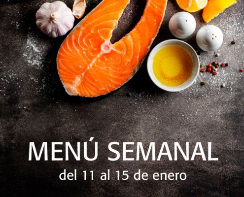 menú semanal del 11 al 15 de enero