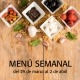 Menú semanal del 29 de marzo al 2 de abril