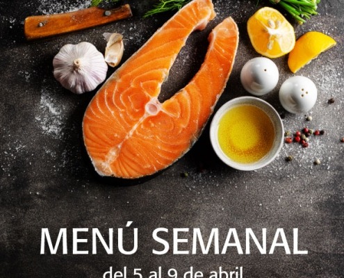 Menú semanal 5 al 9 de abril