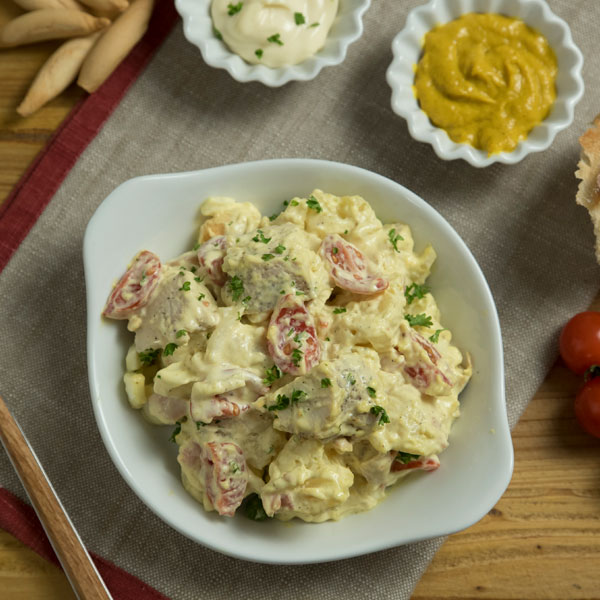 Ensalada de pollo y patatas