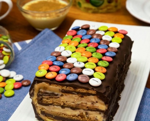 Tarta de la abuela con Lacasitos