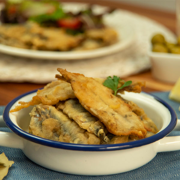 Sardinas en adobo estilo KFC