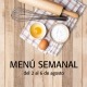 Menú semanal del 2 al 6 de agosto