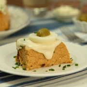 Pastel de espárragos y atún