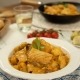 Bacalao con patatas y alcachofas