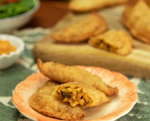 Empanadillas de calabacín y puerro