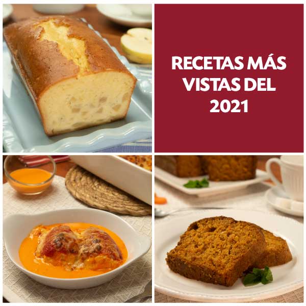 Las recetas más vistas de 2021