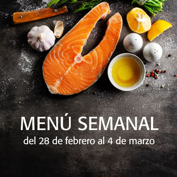 Menú semanal del 28 al 4 de marzo | Recetas La Masía