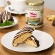 Palmera de chocolate y crema