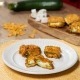 Raviolis crujientes de calabacín