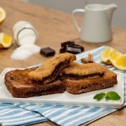 torrijas rellenas de chocolate