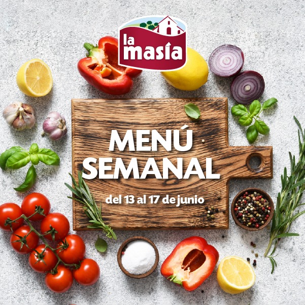 Mení semanal del 13 al 17 de junio