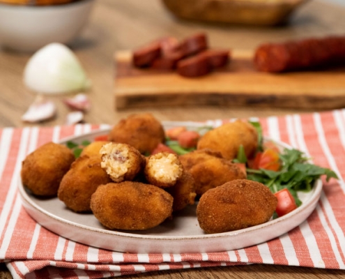 croquetas de chorizo