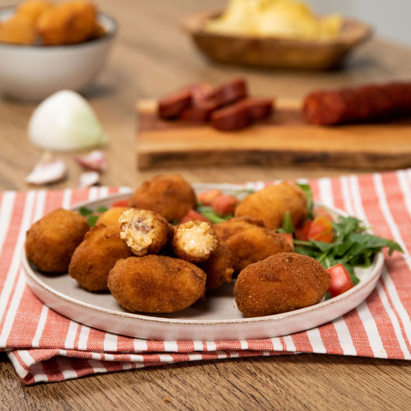 croquetas de chorizo