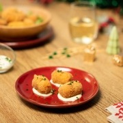 Croquetas de merluza y gambas