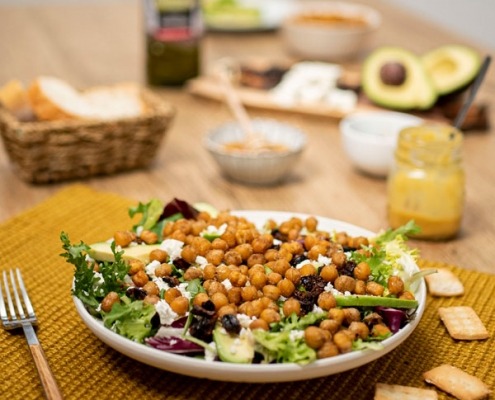 Ensalada de garbanzos especiados