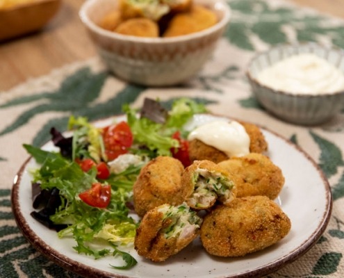 Croquetas de calabacín y atún