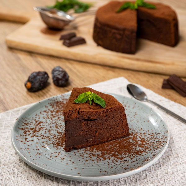 Tarta de chocolate sin azúcar