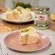 Receta dulce casera. Tarta de limón y galletas