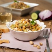 Ensalada de garbanzos y feta