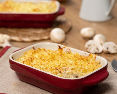 Pastel de coliflor y patata