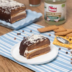 Tarta helada de chocolate y galletas