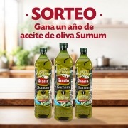 Sorteo La Masía marzo - 1 año de aceite de oliva Sumum