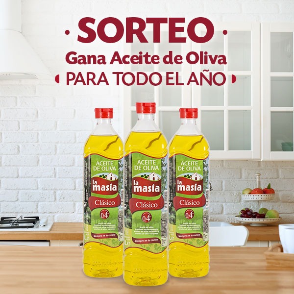 Sorteo año de aceite de oliva Clásico La Masía