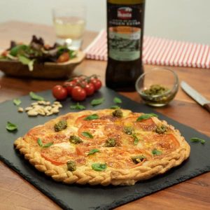 Receta casera de hojaldre caprese