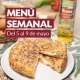 Menú semanal del 5 al 9 de mayo