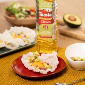 Receta casera de Huevos fritos con papel de arroz