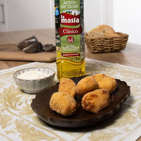 Receta casera de Croquetas de langostinos y mejillones